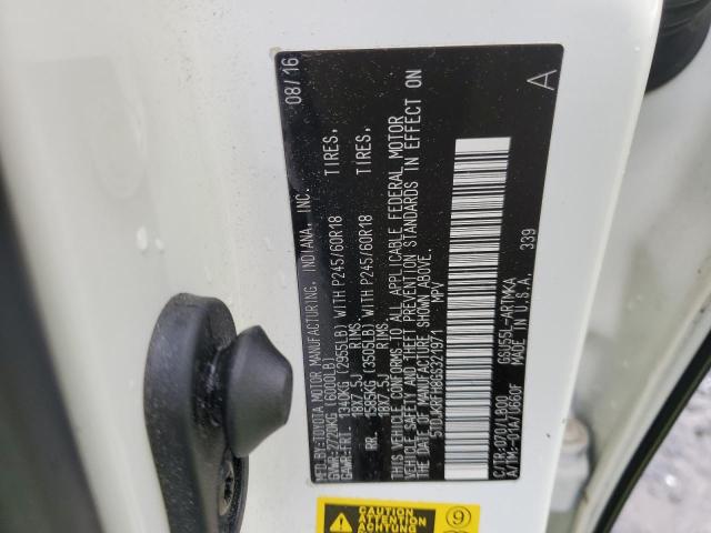 5TDJKRFH8GS321971 - 2016 TOYOTA HIGHLANDER XLE WHITE photo 13