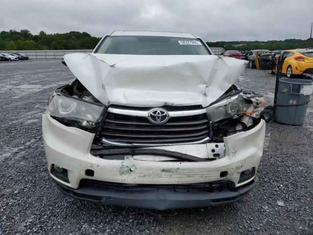 5TDJKRFH8GS321971 - 2016 TOYOTA HIGHLANDER XLE WHITE photo 5