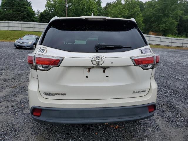 5TDJKRFH8GS321971 - 2016 TOYOTA HIGHLANDER XLE WHITE photo 6