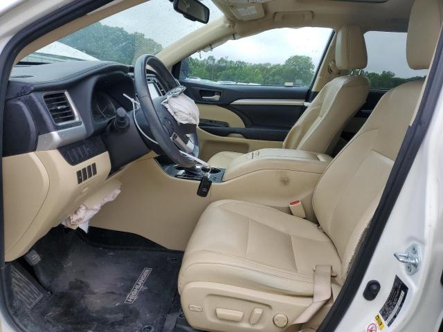 5TDJKRFH8GS321971 - 2016 TOYOTA HIGHLANDER XLE WHITE photo 7