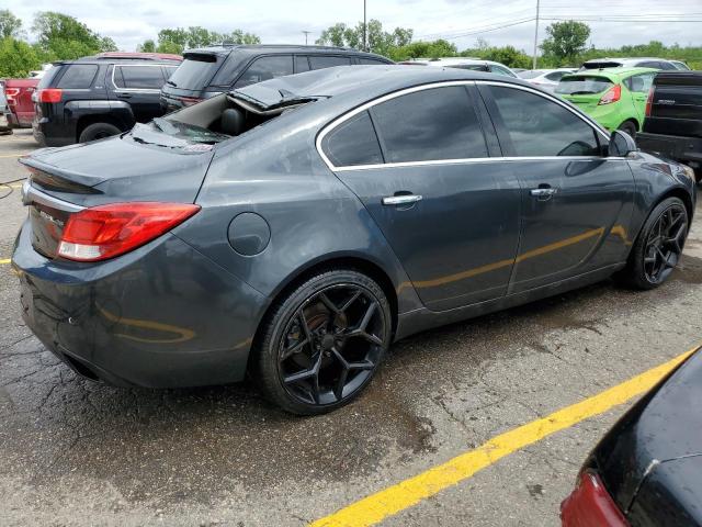 2G4GV5GV1C9155211 - 2012 BUICK REGAL GS GRAY photo 3