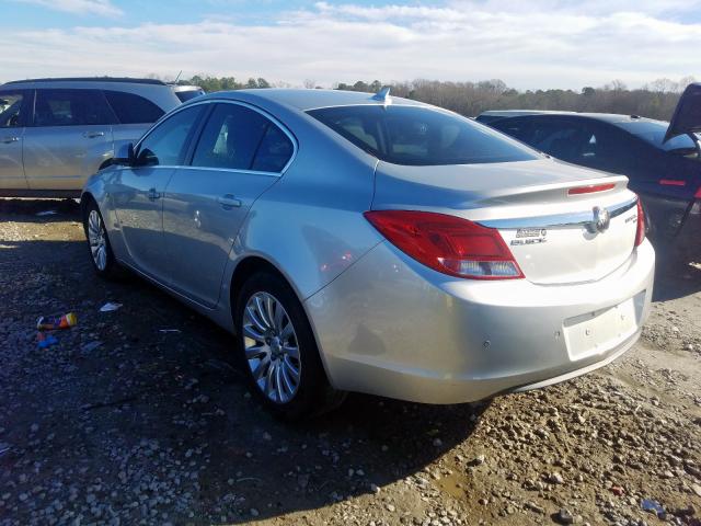 W04GR5EC0B1000592 - 2011 BUICK REGAL CXL  photo 3