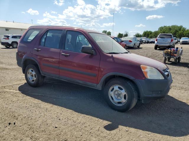 JHLRD78434C023985 - 2004 HONDA CR-V LX RED photo 4