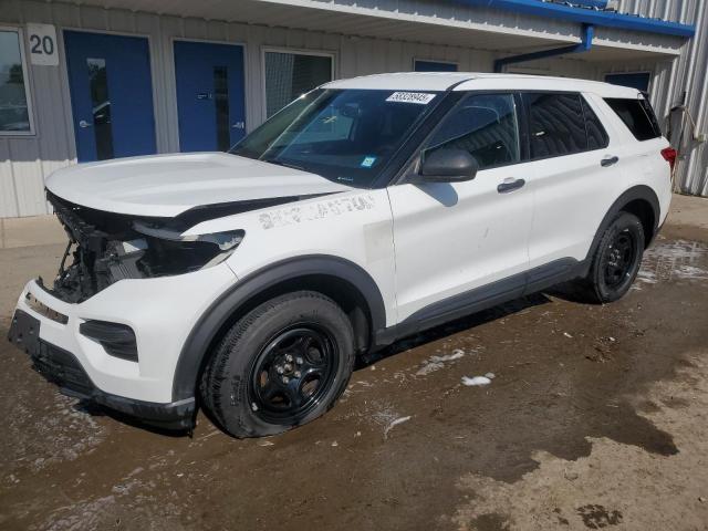 1FM5K8AB4LGC13930 - 2020 FORD EXPLORER POLICE INTERCEPTOR 白色 照片 1