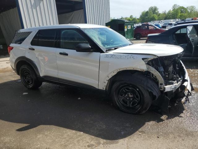 1FM5K8AB4LGC13930 - 2020 FORD EXPLORER POLICE INTERCEPTOR 白色 照片 4