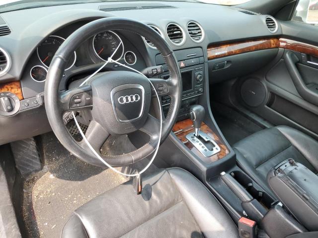 WAUDF48H09K011399 - 2009 AUDI A4 2.0T CABRIOLET QUATTRO SILVER photo 8