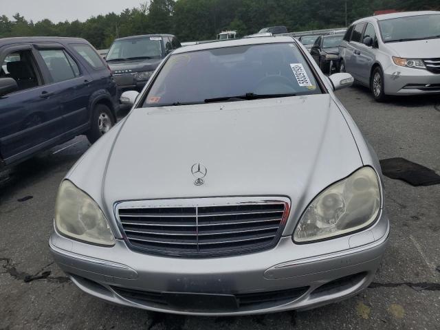 WDBNG84J85A455052 - 2005 MERCEDES-BENZ S 500 4MATIC SILVER photo 5