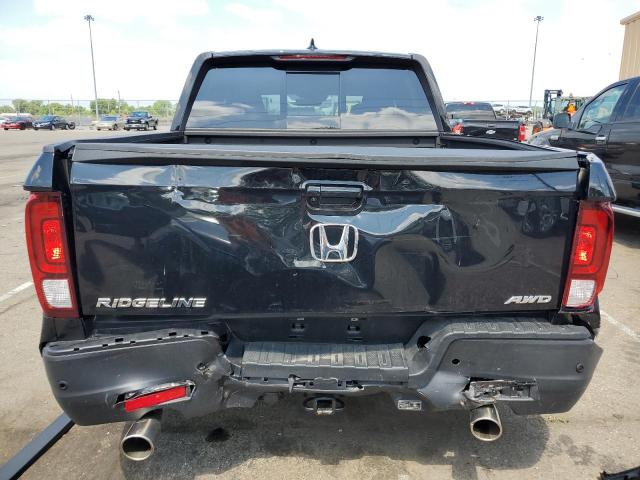 5FPYK3F83PB032259 - 2023 HONDA RIDGELINE BLACK EDITION BLACK photo 6