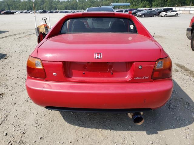 JHMEH6161SS009431 - 1995 HONDA CIVIC DEL SOL SI RED photo 6