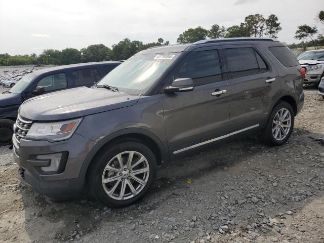 1FM5K8F81HGC68470 - 2017 FORD EXPLORER LIMITED GRAY photo 1