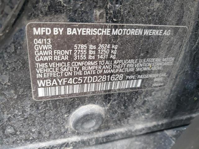 WBAYF4C57DD281628 - 2013 BMW 740 LXI BLACK photo 12