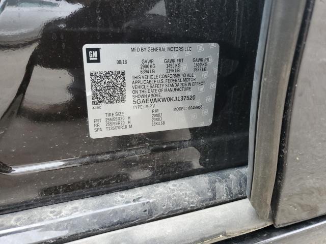 5GAEVAKW0KJ137520 - 2019 BUICK ENCLAVE ESSENCE Qara foto 13