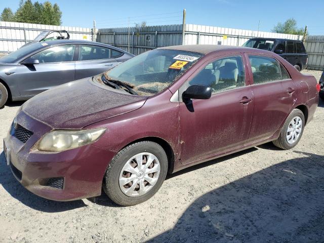 1NXBU40E59Z121480 - 2009 TOYOTA COROLLA BASE BURGUNDY photo 1