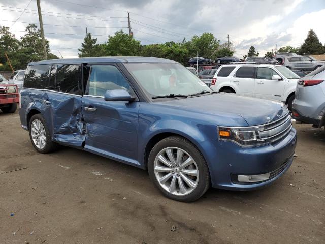 2FMHK6DT0KBA28138 - 2019 FORD FLEX LIMITED BLUE photo 4