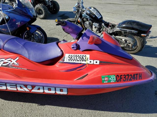 ZZNG6172B898 - 1998 BOMBARDIER JETSKI RED photo 5