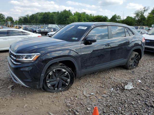 1V2HC2CA8NC216161 - 2022 VOLKSWAGEN ATLAS CROS SE Черный фото 1