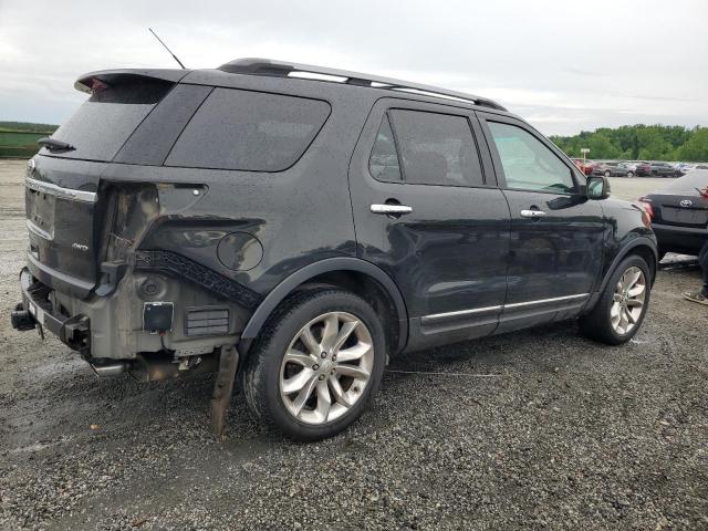 1FM5K8F81DGB67536 - 2013 FORD EXPLORER LIMITED BLACK photo 3