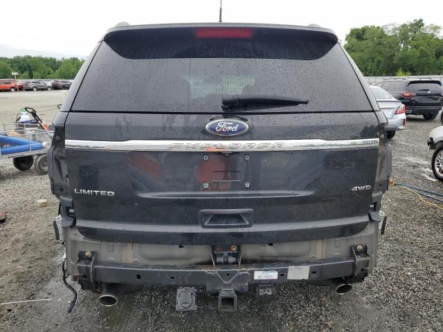 1FM5K8F81DGB67536 - 2013 FORD EXPLORER LIMITED BLACK photo 6