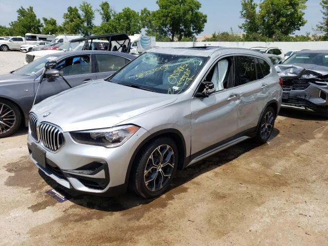 WBXJG9C09M5T96618 - 2021 BMW X1 XDRIVE28I SILVER photo 1