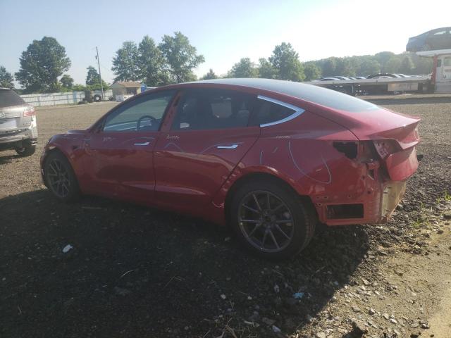 5YJ3E1EA2KF190653 - 2019 TESLA MODEL 3 RED photo 2