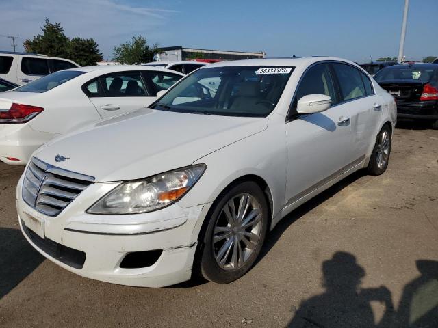 KMHGC4DF8BU146066 - 2011 HYUNDAI GENESIS 4.6L WHITE photo 1