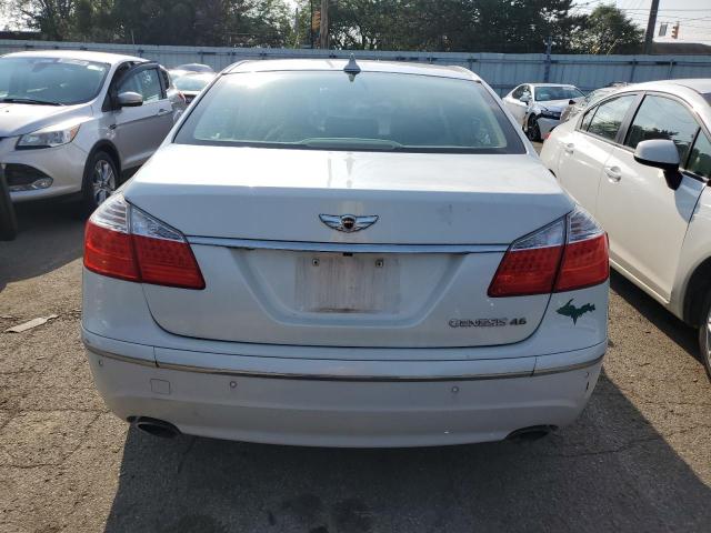 KMHGC4DF8BU146066 - 2011 HYUNDAI GENESIS 4.6L WHITE photo 6