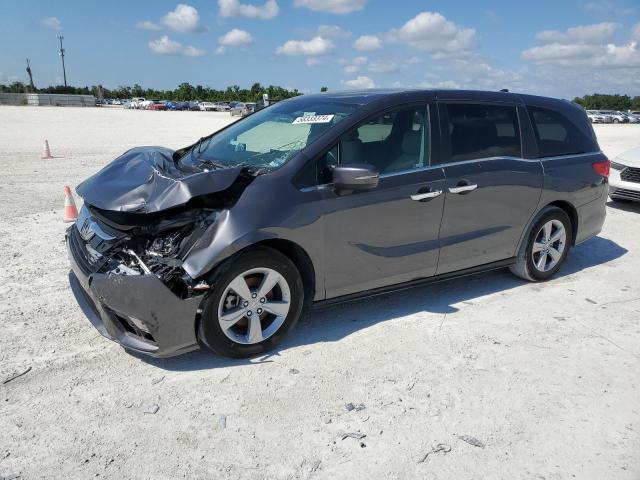 5FNRL6H56KB050438 - 2019 HONDA ODYSSEY EX GRAY photo 1