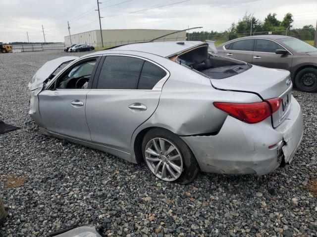 JN1BV7AP7FM348882 - 2015 INFINITI Q50 BASE SILVER photo 2