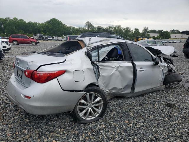 JN1BV7AP7FM348882 - 2015 INFINITI Q50 BASE SILVER photo 3