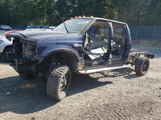 1FTWW31P46ED09035 - 2006 FORD F350 SRW SUPER DUTY BLUE photo 1