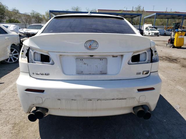 JTHBP262785003645 - 2008 LEXUS IS-F WHITE photo 6