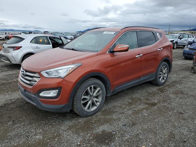 5XYZUDLAXEG123748 - 2014 HYUNDAI SANTA FE S ORANGE photo 1