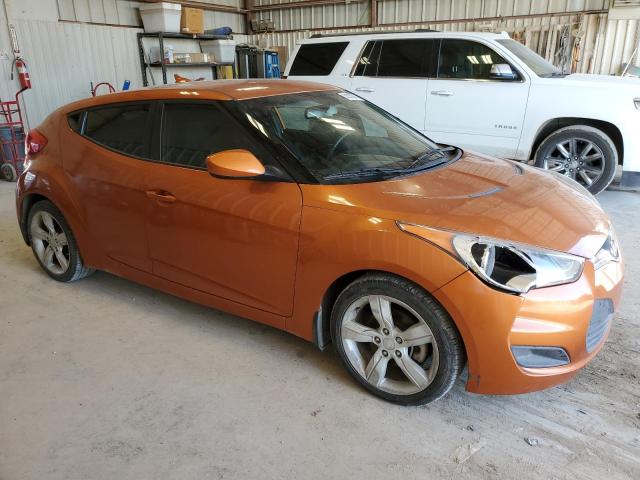 KMHTC6AD3DU141499 - 2013 HYUNDAI VELOSTER ORANGE photo 4