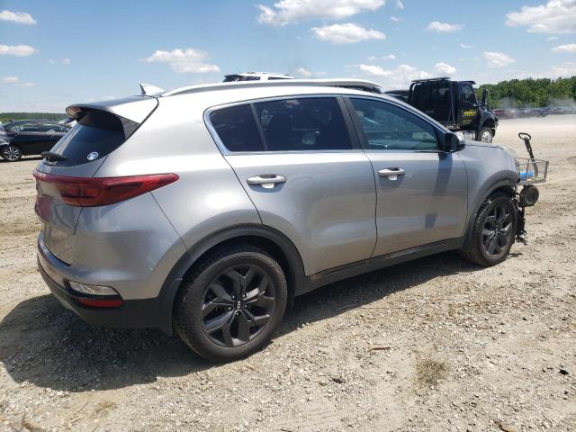 KNDP63AC0M7926001 - 2021 KIA SPORTAGE S GRAY photo 3