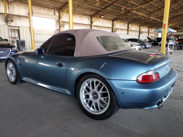 4USCN33492LM06238 - 2002 BMW Z3 2.5 BLUE photo 2