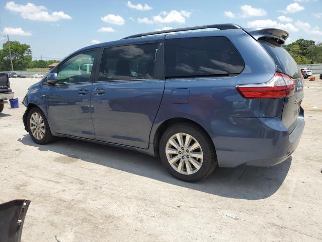 5TDJK3DC6GS141845 - 2016 TOYOTA SIENNA LE BLUE photo 2