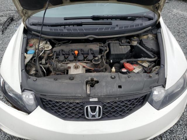 2HGFG1A07AH001218 - 2010 HONDA CIVIC EXL WHITE photo 11