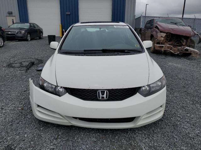 2HGFG1A07AH001218 - 2010 HONDA CIVIC EXL WHITE photo 5