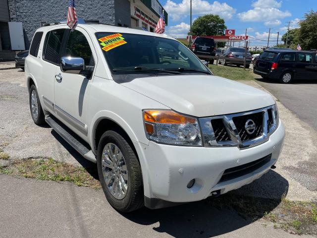 5N1AA0ND9FN616963 - 2015 NISSAN ARMADA SV WHITE photo 1