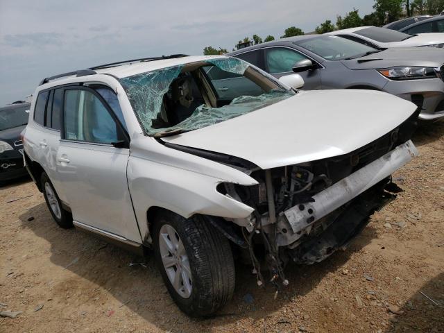 5TDBK3EH5DS270962 - 2013 TOYOTA HIGHLANDER BASE WHITE photo 4