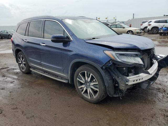 5FNYF6H07KB029475 - 2019 HONDA PILOT ELITE BLUE photo 4