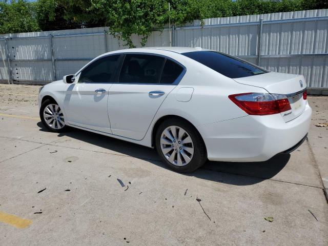 1HGCR2F88DA221195 - 2013 HONDA ACCORD EXL WHITE photo 2