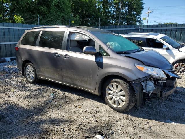 5TDDK3DC5FS120447 - 2015 TOYOTA SIENNA XLE GRAY photo 4