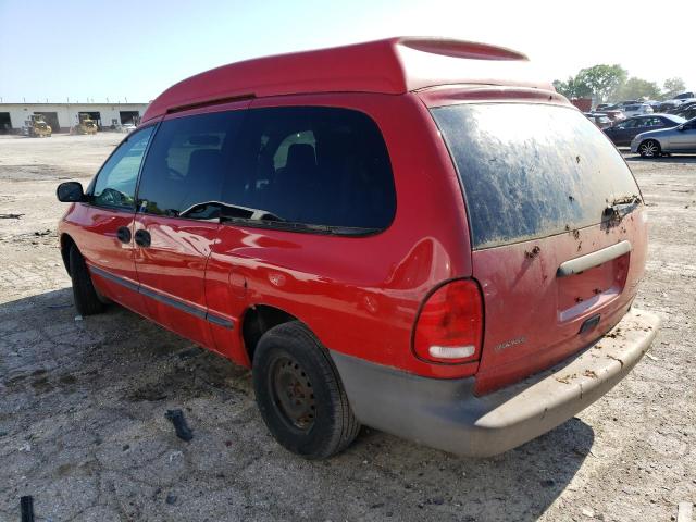 2B4GP24G3XR379943 - 1999 DODGE GRAND CARA RED photo 2