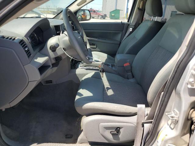 1J8GS48K67C661359 - 2007 JEEP GRAND CHER LAREDO SILVER photo 7
