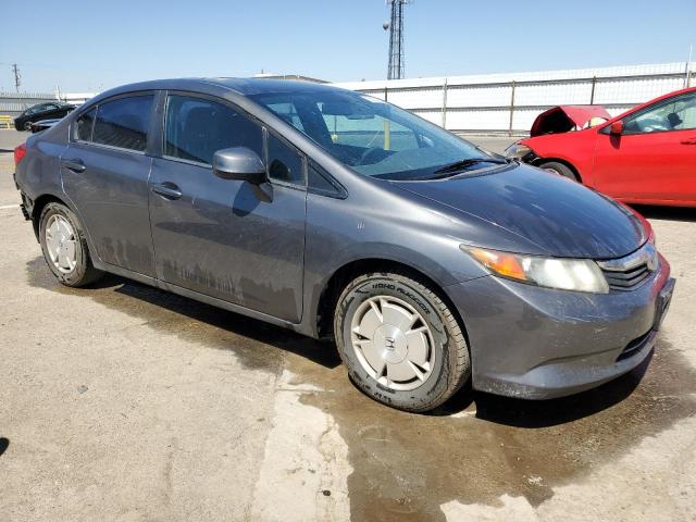 2HGFB2F64CH556311 - 2012 HONDA CIVIC HF GRAY photo 4