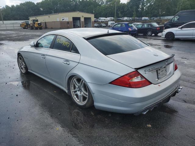 WDDDJ76X66A058246 - 2006 MERCEDES-BENZ CLS 55 AMG SILVER photo 2