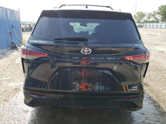 5TDXRKEC3MS006641 - 2021 TOYOTA SIENNA XSE BLACK photo 6