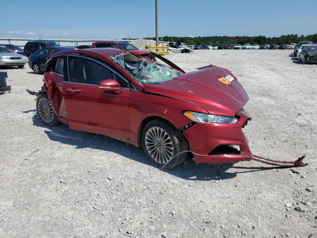 3FA6P0K91FR229707 - 2015 FORD FUSION TITANIUM RED photo 4