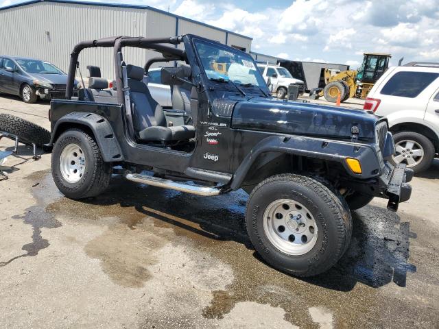 1J4FA49S9YP747418 - 2000 JEEP WRANGLER / SPORT BLACK photo 4